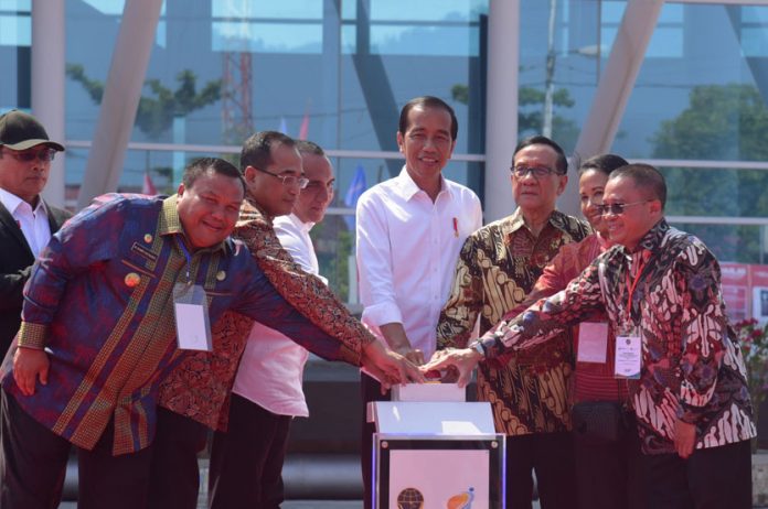 Peresmian pelabuhan Sibolga oleh Presiden Jokowi