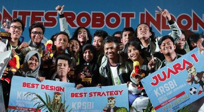 ITS Juara Umum Kontes Robot Indonesia 2019