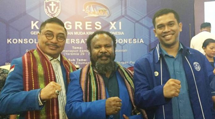 Putra Papua Willem Wandik terpilih menjadi Ketum GAMKI 2019-2022