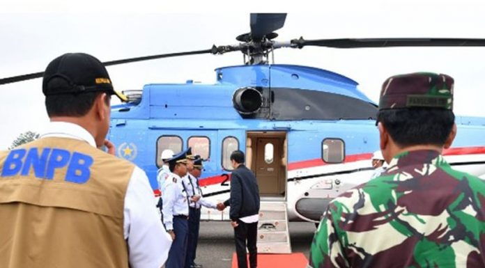 Cuaca Buruk, Helikopter yang Ditumpangi Presiden Jokowi Gagal Mendarat