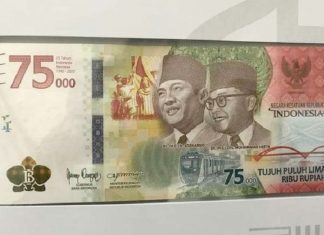 Sambut HUT RI, BI Resmi Mengeluarkan Uang Nominal Rp 75.000