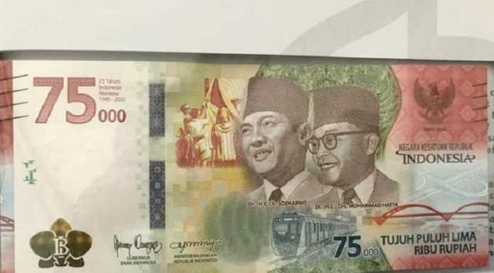 Sambut HUT RI, BI Resmi Mengeluarkan Uang Nominal Rp 75.000