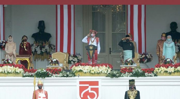 Upacara Peringatan HUT Kemerdekaan RI ke-75 di Istana Negara Dilaksanakan Secara Virtual