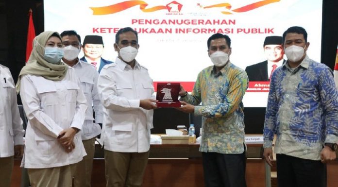 Partai Gerindra Paling Informatif Versi Komisi Informasi Pusat.