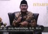 Ketua Umum ICMI, Jimly Asshiddiqie Dukung Kehadiran Channel INTEGRITAS TV