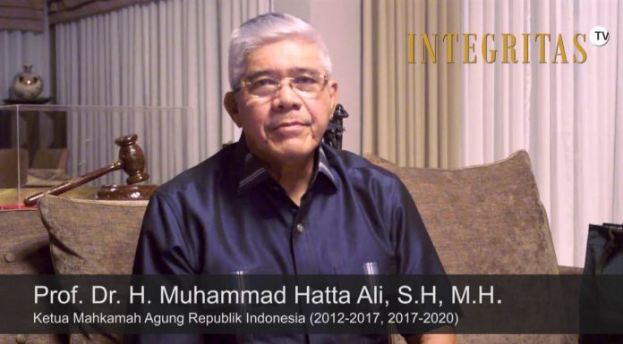 Hatta Ali, Ketua Mahkamah Agung (2012-2017, 2017-2020) Sambut Baik Kehadiran INTEGRITAS TV