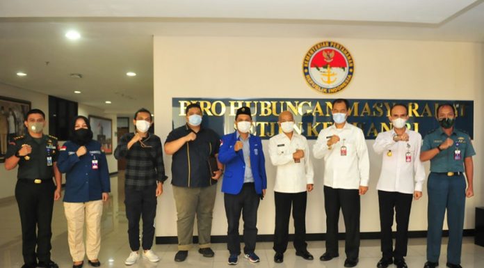 Audiensi Kemhan, GAMKI Harapkan Sinergisitas Dalam Bela Negara