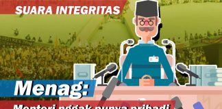 Menag: Menteri Nggak Punya Pribadi