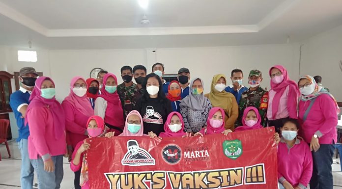 Sobat Jarwo dan TNI Bekerjasama Adakan Vaksin Massal