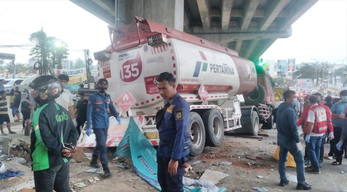 Kecelakaan Maut Truk Pertamina 10 Tewas, 5 Luka Parah