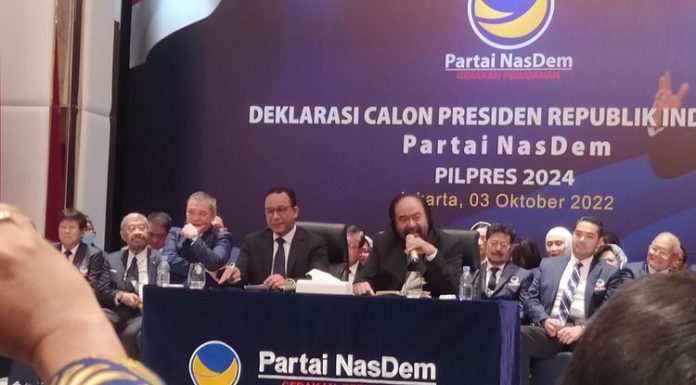 Pasca Deklarasi Anies, Sejumlah Kader Nasdem Mundur