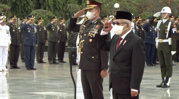 Wapres Pimpin Upacara Peringatan Hari Pahlawan di TMP Kalibata