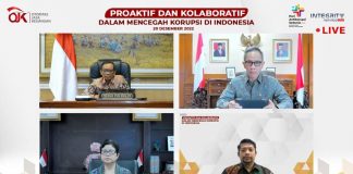 KOMITMEN OJK DAN PEMERINTAH PROAKTIF DAN KOLABORATIF CEGAH KORUPSI