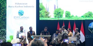Presiden Joko Widodo Luncurkan Bursa Karbon Indonesia