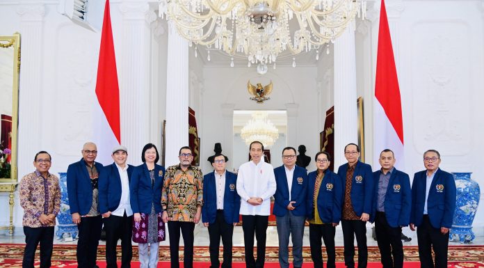 Pengurus Pusat PWI Diterima Presiden Jokowi
