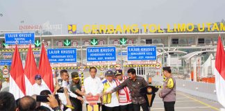 Presiden Joko Widodo Resmikan Tol Pamulang-Cinere-Raya Bogor