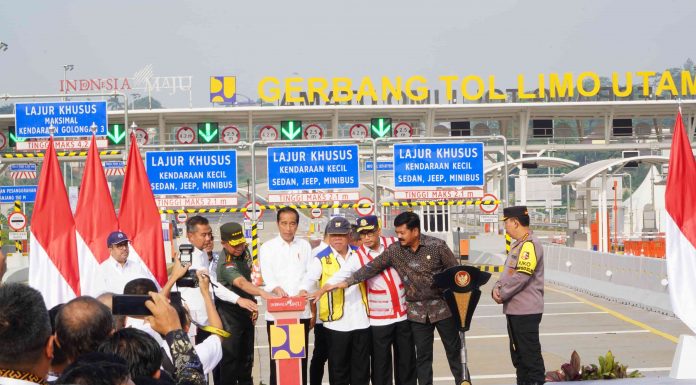 Presiden Joko Widodo Resmikan Tol Pamulang-Cinere-Raya Bogor
