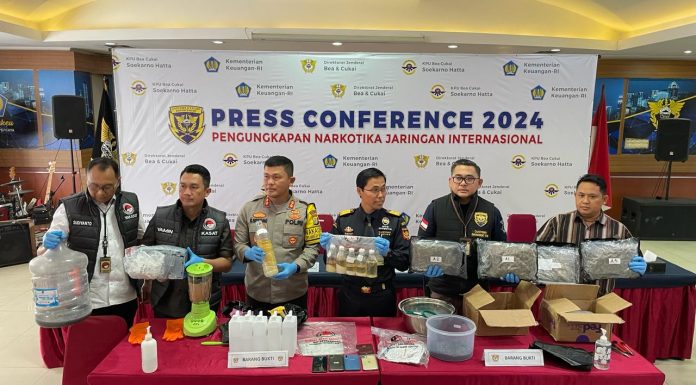 Beai Cukai & Polresta Bandara Soekarno-Hatta Gagalkan Penyelundupan Narkotika Jaringan Amerika-Kolombia.