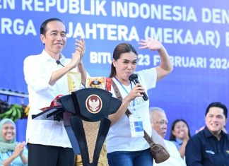 Presiden Ajak Nasabah PNM Mekaar di Bitung Jaga Semangat dan Disiplin dalam Berusaha