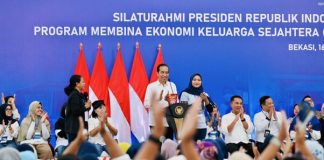 Presiden Joko Widodo Silaturahmi Dengan Nasabah Mekaar Bekasi