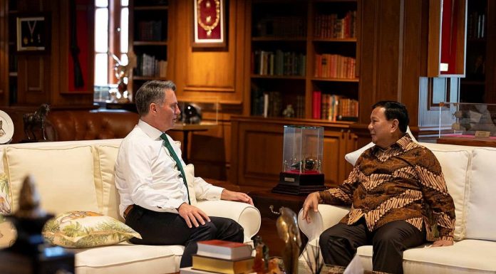 Wakil Perdana Menteri (PM) Australia, Richard Marles MP Kunjungi Menhan Prabowo