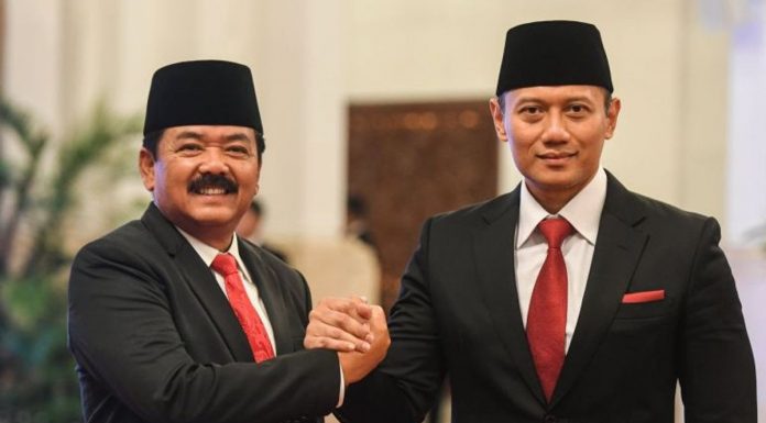 Hadi Tjahjanto dan Agus Harimurti Yudhoyono Dilantik Sebagai Menko Polhukum dan Menteri ATR/BPN