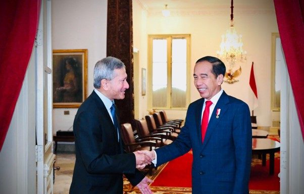 Presiden Jokowi Terima Kunjungan Kehormatan Menlu Singapura
