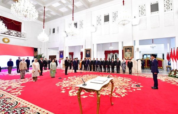 Presiden Jokowi Saksikan Pengucapan Sumpah Anggota LPSK 2024-2029