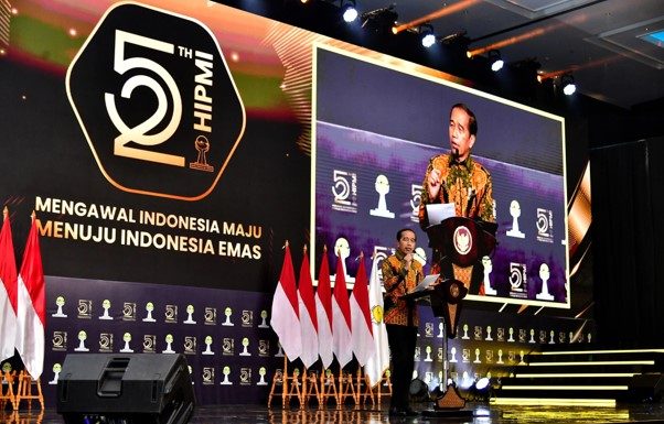 Presiden Jokowi Ajak HIPMI Fokus pada Bonus Demografi untuk Capai Indonesia Emas 2045