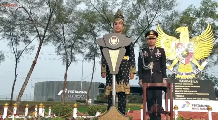 Presiden Jokowi Menjadi Inpektur Upacara Hari Lahirnya PANCASILA