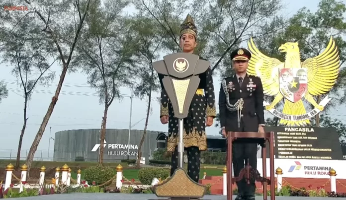 Presiden Jokowi Menjadi Inpektur Upacara Hari Lahirnya PANCASILA