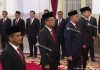 Presiden Jokowi Lantik Menteri Hukum, Investasi, ESDM dan Kepala Badan