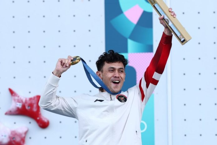 Veddriq Leonardo Sumbang Medali Emas Olimpiade Paris