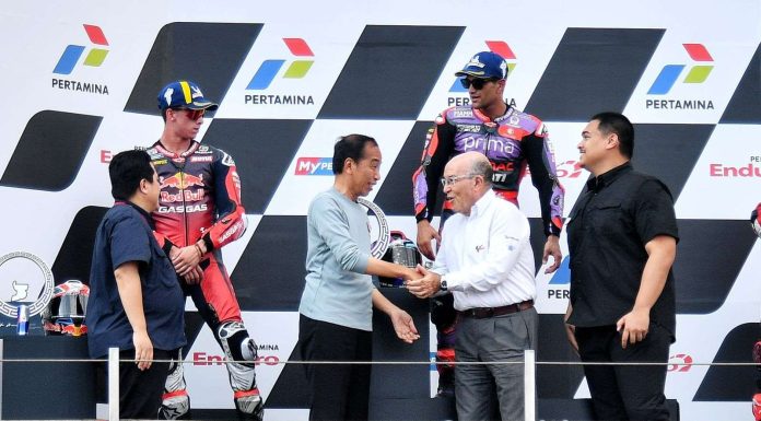 Jorge Martin Juara MotoGP Mandalika 2024, Presiden Jokowi Berikan Pujian