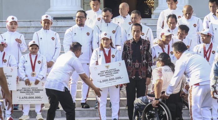 Presiden Jokowi Berikan Apresiasi kepada Atlet Paralimpiade Paris 2024