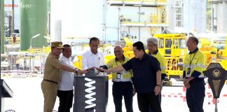 Presiden Jokowi Resmikan Smelter Tembaga dan Pemurnian Logam Mulia di Sumbawa Barat