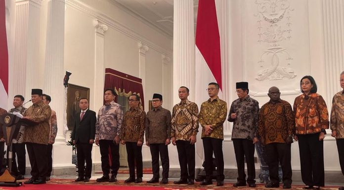Daftar Lengkap Nama Menteri Kabinet Merah Putih Prabowo-Gibran