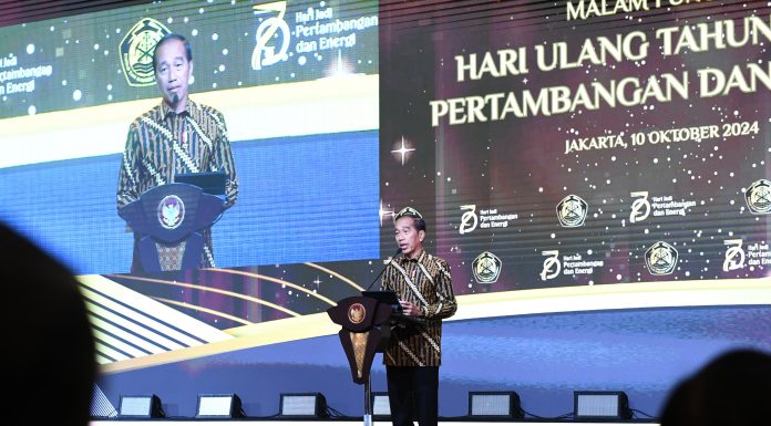 Presiden Jokowi Hadiri Malam Puncak HUT ke-79 Pertambangan dan Energi