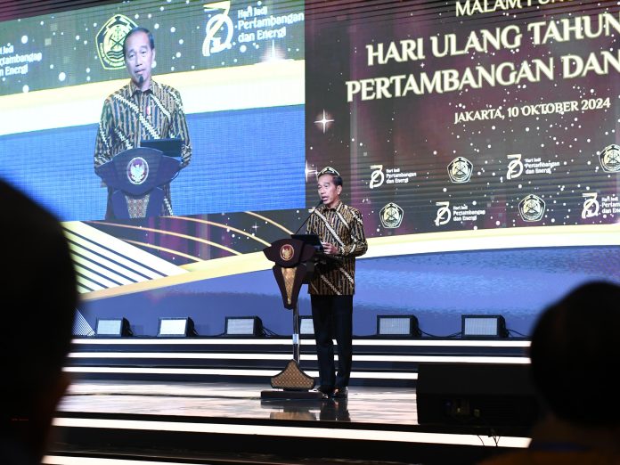 Presiden Jokowi Hadiri Malam Puncak HUT ke-79 Pertambangan dan Energi