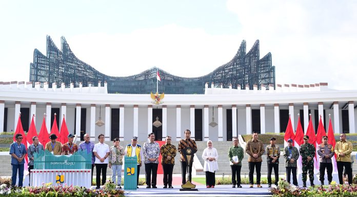 Presiden Jokowi Resmikan Istana Negara di Ibu Kota Nusantara