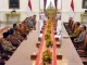 Presiden Jokowi Terima Kunjungan Pimpinan MPR RI di Istana Merdeka