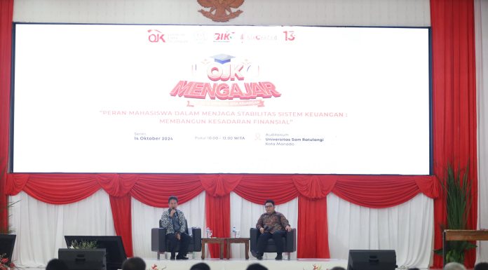TINGKATKAN LITERASI DAN INKLUSI KEUANGAN DI KALANGAN MAHASISWA, OJK GELAR EDUKASI KEUANGAN DI UNIVERSITAS SAM RATULANGI