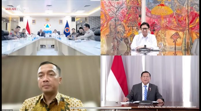 Presiden Prabowo Subianto Gelar Rapat Terbatas Terkait Bencana Erupsi Gunung Lewotobi Laki Laki di Flores Timur
