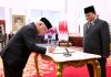 Presiden Prabowo Subianto Lantik Basuki Hadimuljono sebagai Kepala OIKN