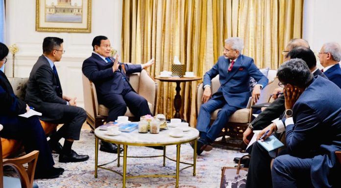 Presiden Prabowo Subianto Terima Kunjungan Kehormatan Menteri Luar Negeri India di New Delhi