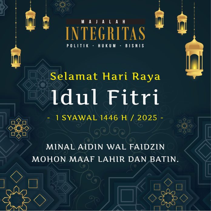 Redaksi Integritas Ucapkan Idul Fitri
