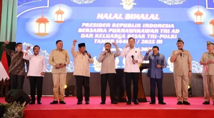 Presiden Prabowo Hadiri Halalbihalal Purnawirawan TNI dan Polri