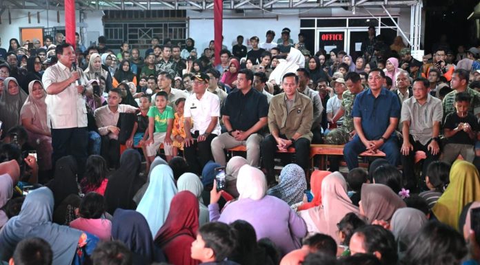 Tahun Baru Tanpa Sekat, Presiden Prabowo Bersama Warga Terdampak di Tapanuli Selatan