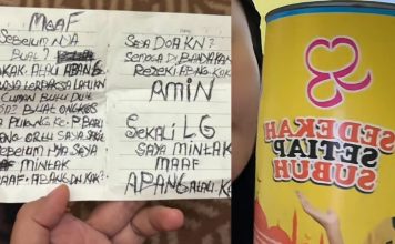 Viral Tulisan Tangan dari Maling di Medan untuk Korban