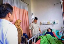 Presiden Prabowo Jenguk Korban Tabrakan KA di RSUD Bekasi